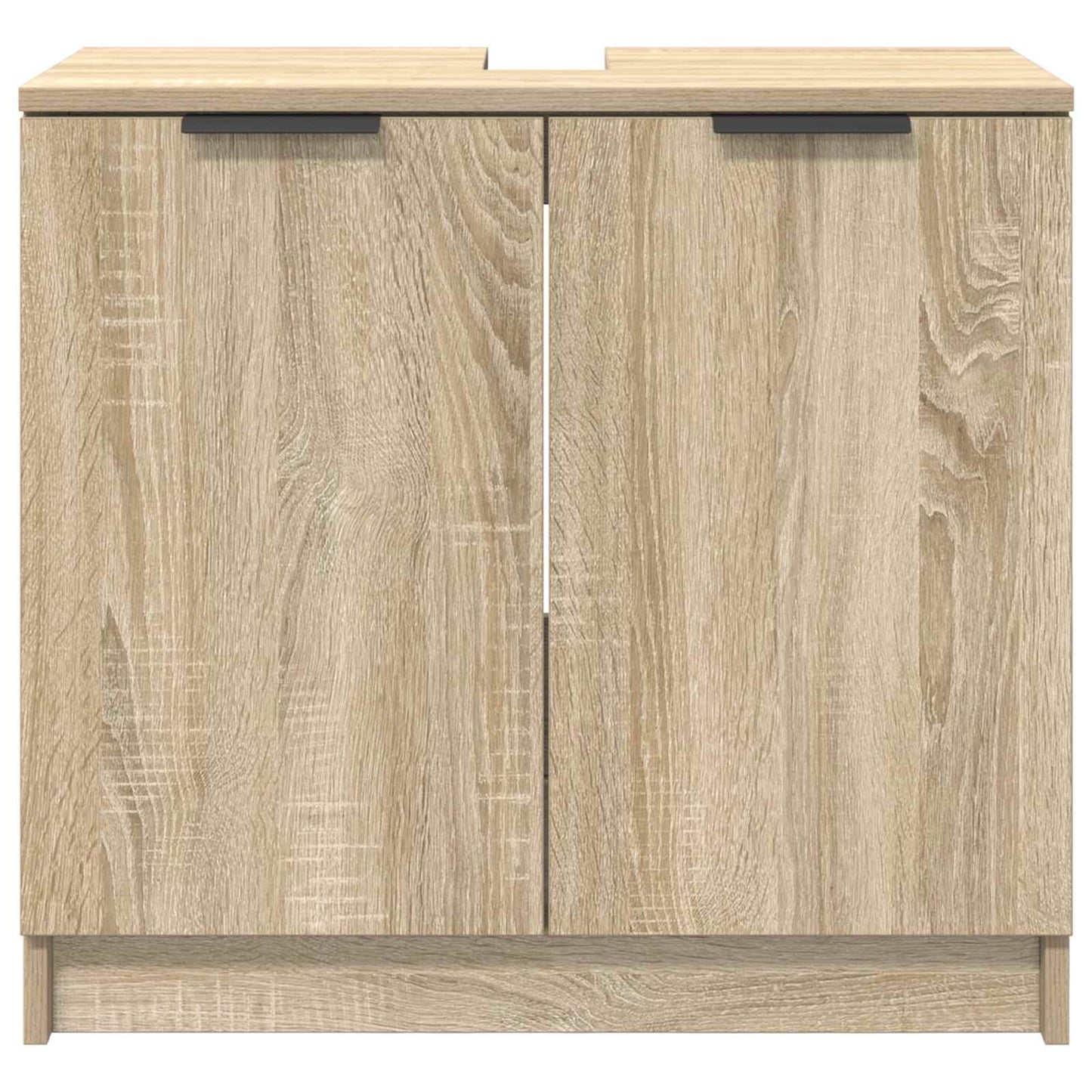 Baderomsskap Sonoma eik 64,5 x 33,5 x 59 cm Konstruert tre