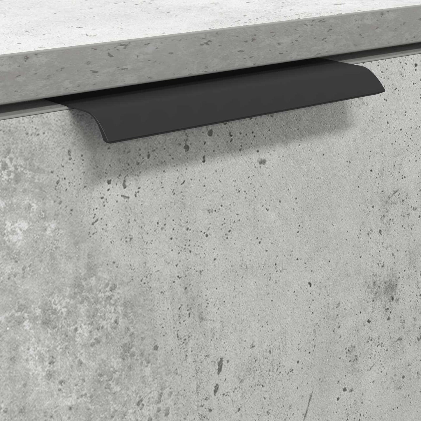 Baderomsskap Betonggrå 64,5 x 33,5 x 59 cm Konstruert tre