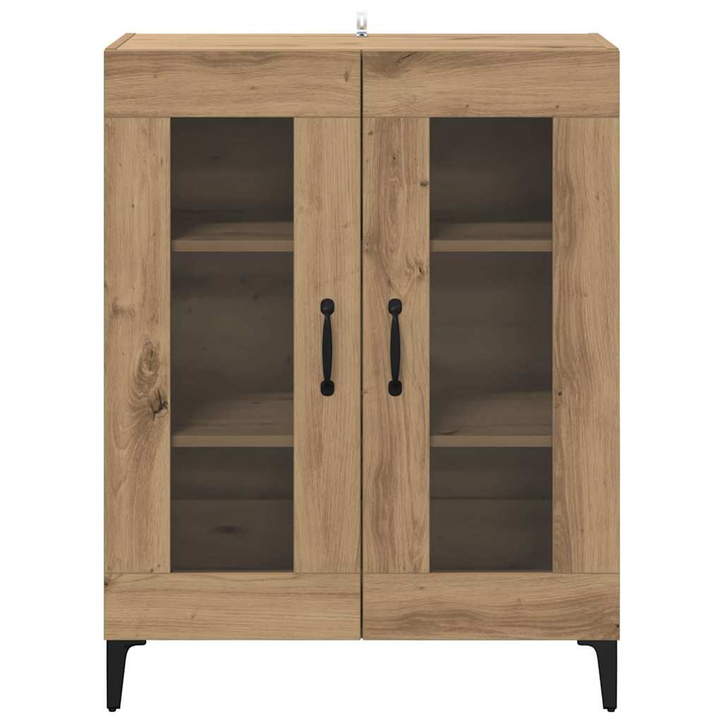 Serviesskap Artisan Eik 69,5 x 34 x 90 cm Ingeniørtre og jern
