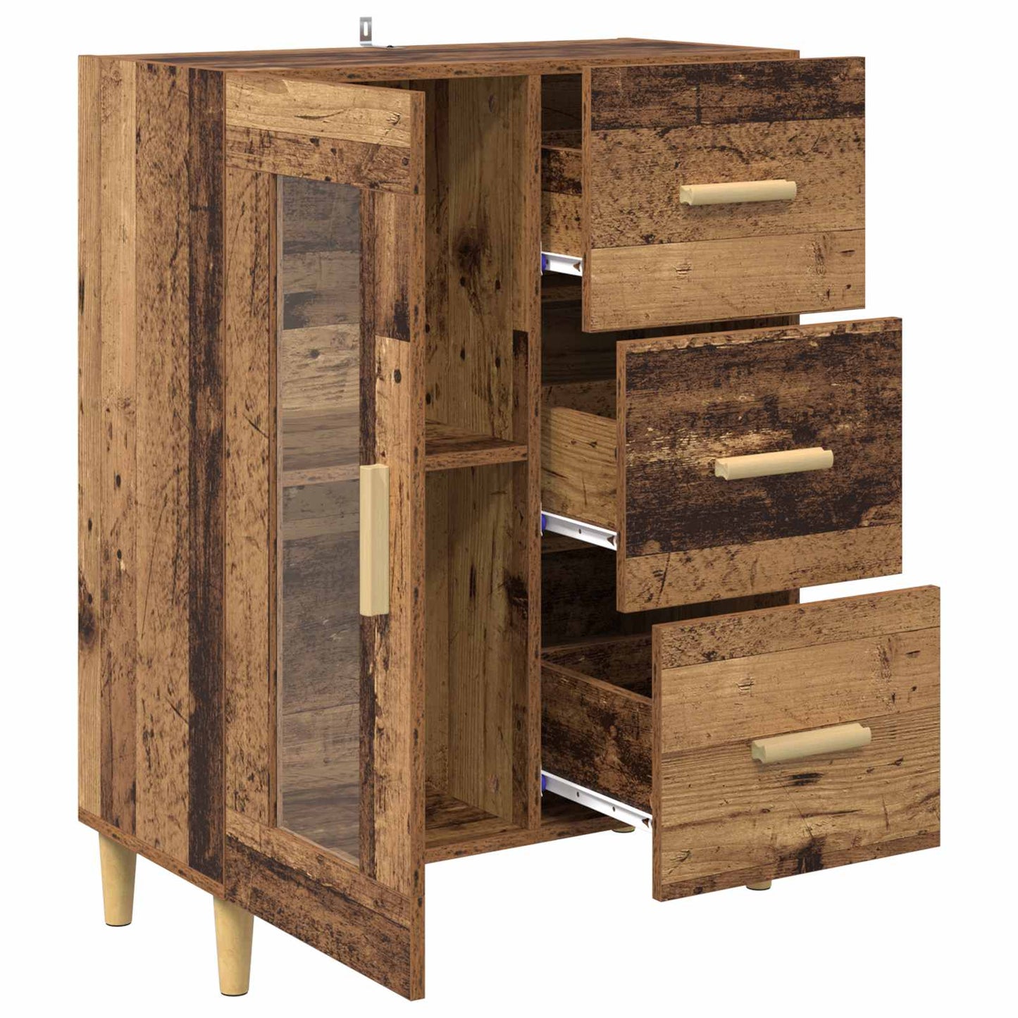 Serviesskap Gamle tre 69,5 x 34 x 90 cm Konstruert tre