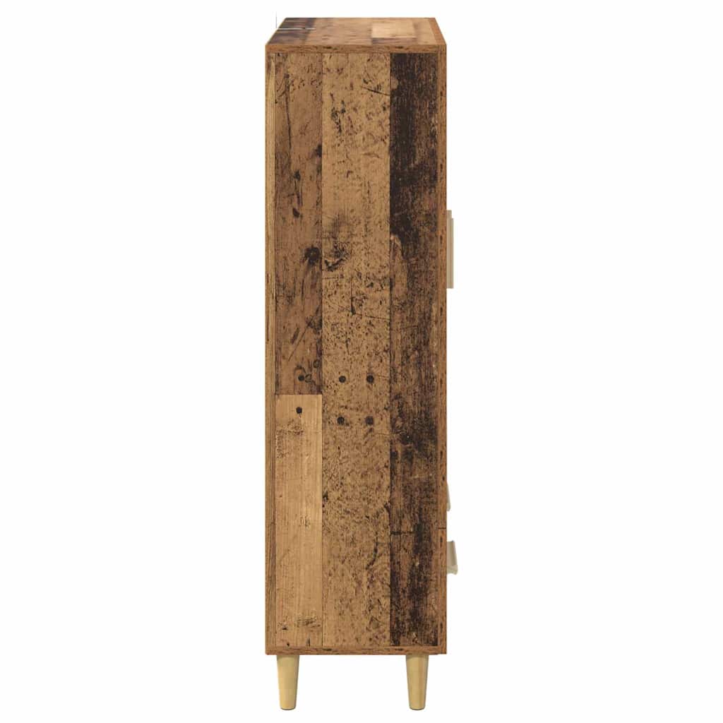 Høyskap med skuff Gamle tre 70 x 31 x 115 cm Konstruert tre