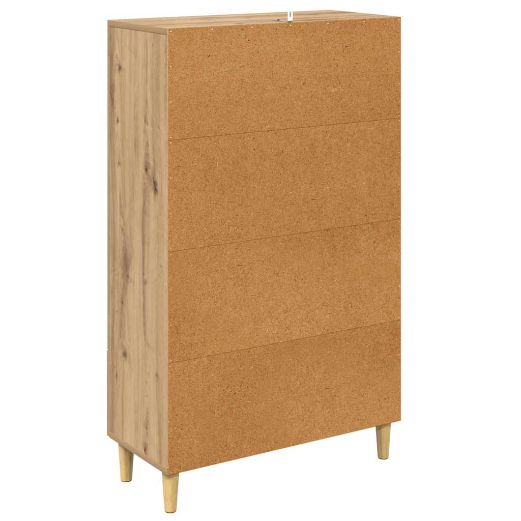 Høyskap med skuff Artisan Eik 70 x 31 x 115 cm Konstruert tre