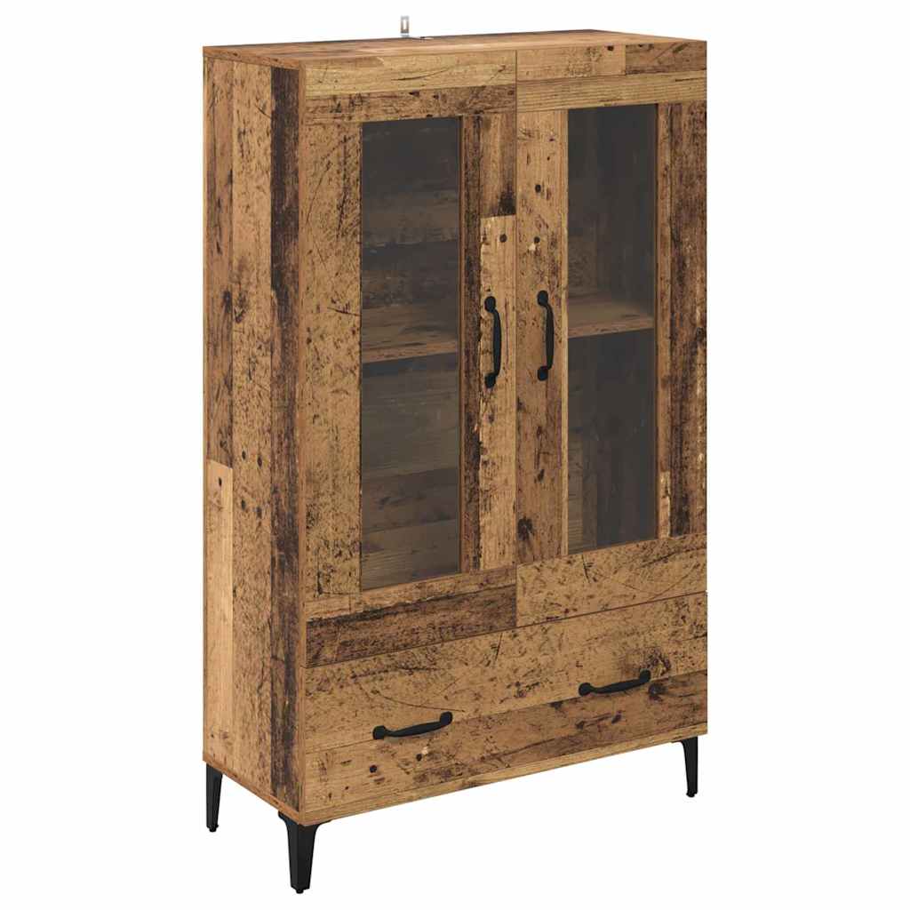 Høyskap Gamle tre 70 x 31 x 115 cm Ingeniørtre og jern