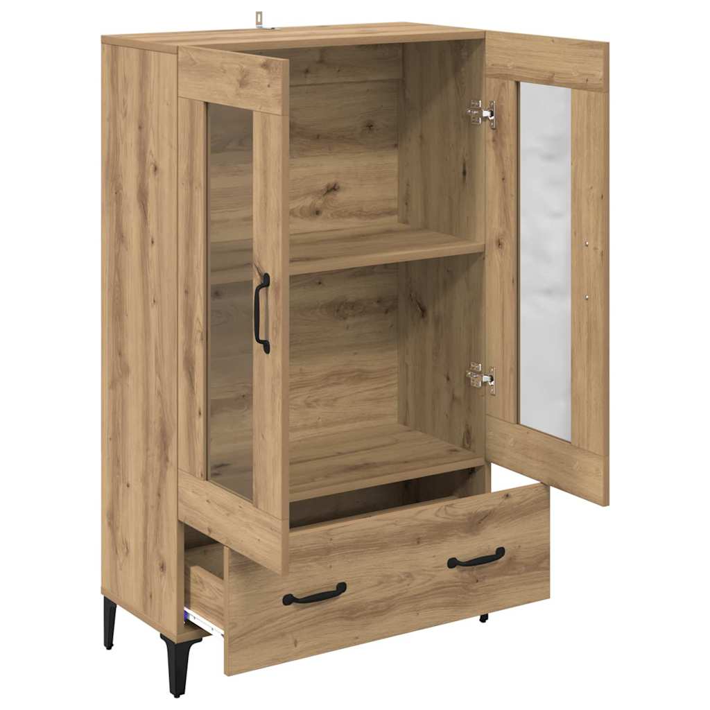 Høyskap Artisan Eik 70 x 31 x 115 cm Ingeniørtre og jern