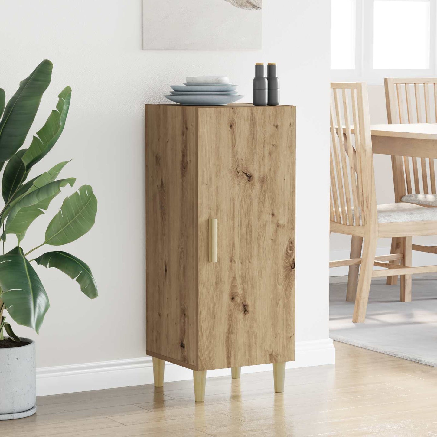 Serviesskap Artisan Eik 34,5 x 34 x 90 cm Konstruert tre