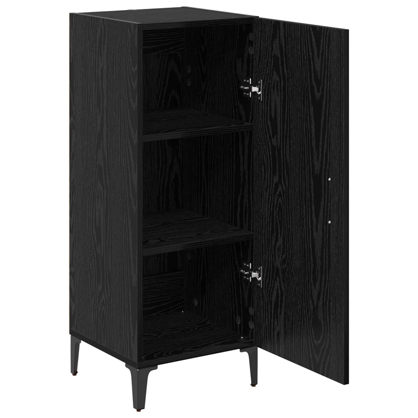 Serviesskap Svart Eik 34,5 x 34 x 90 cm Konstruert tre
