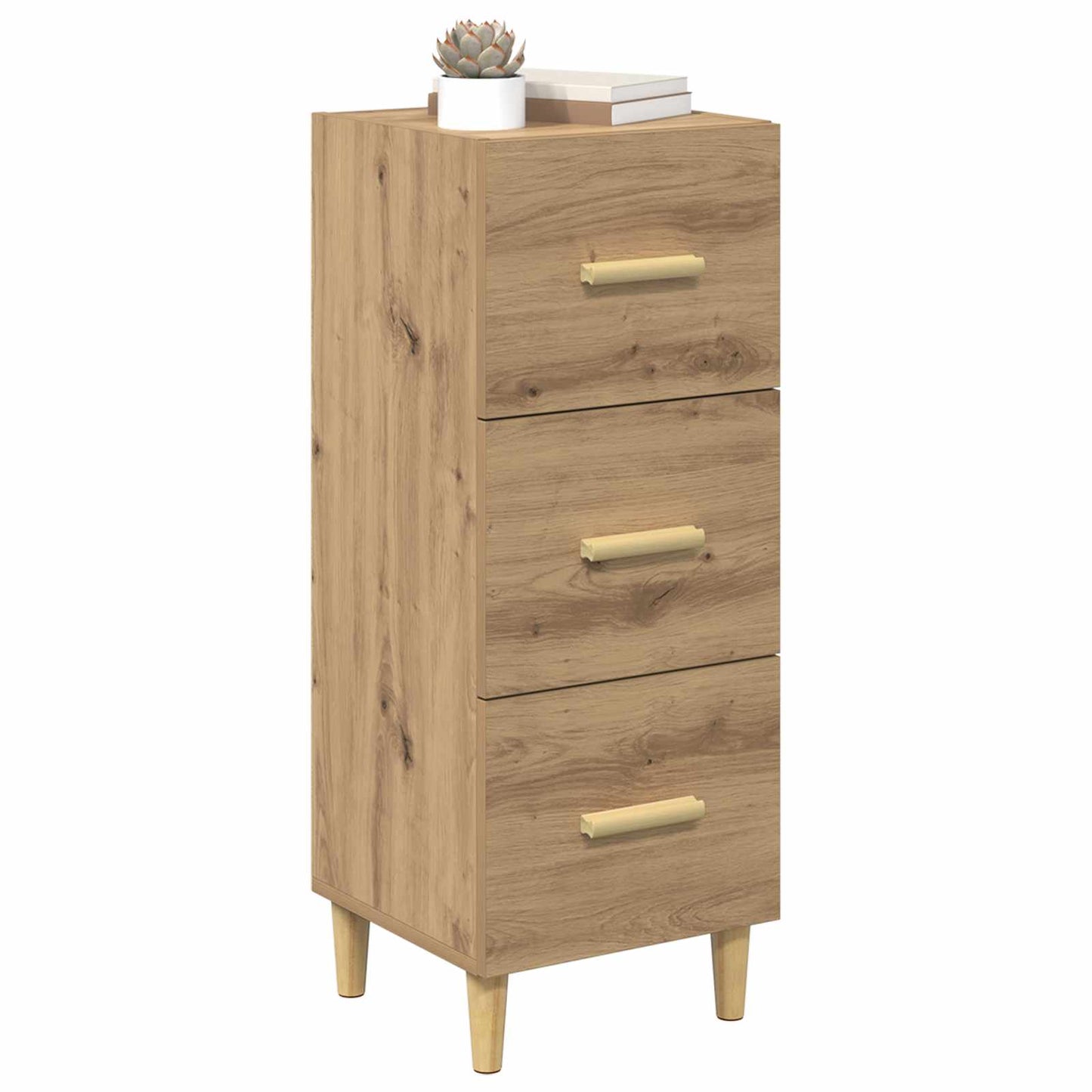 Serviesskap artisan eik 34,5 x 34 x 90 cm Konstruert tre