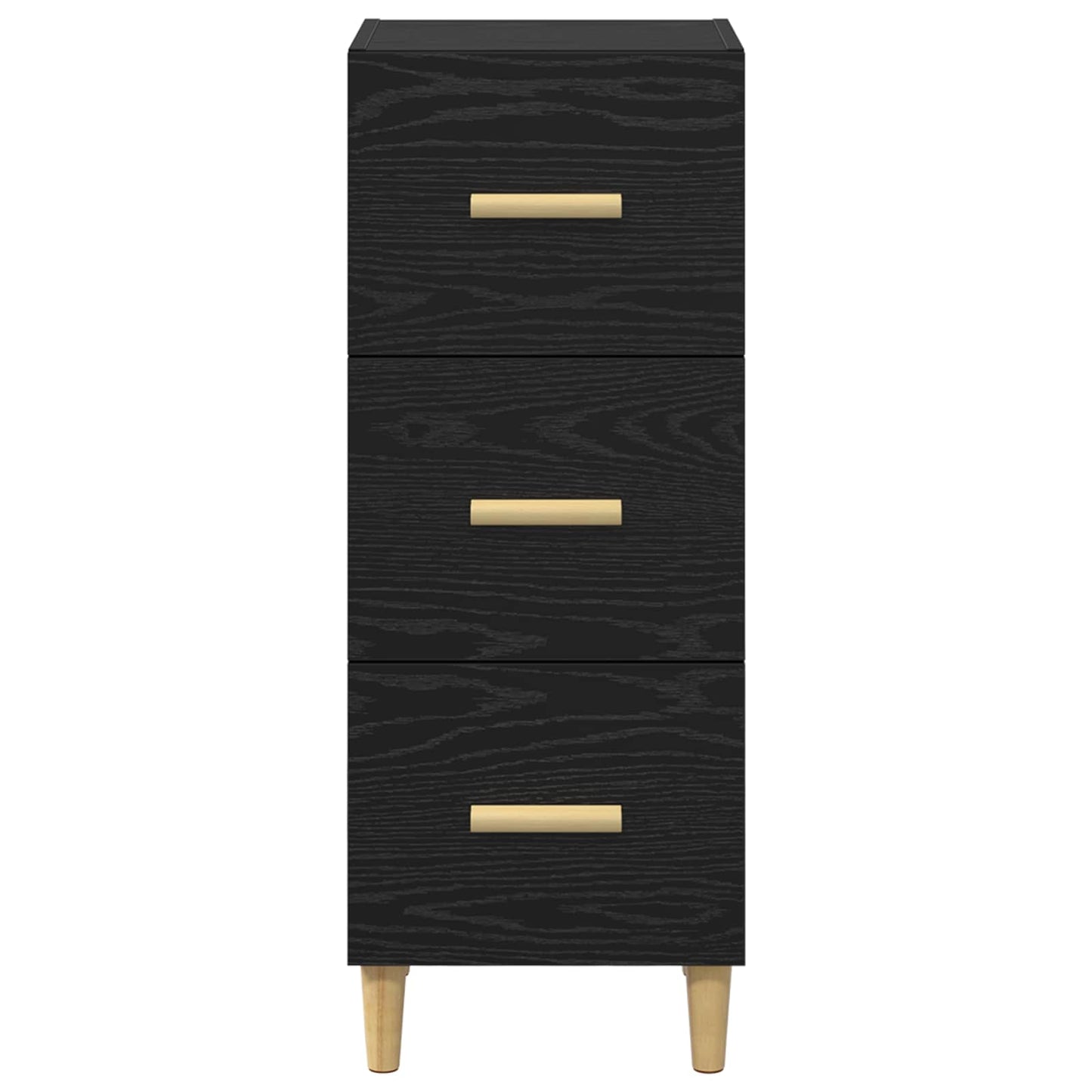 Serviesskap Svart eik 34,5 x 34 x 90 cm Konstruert tre