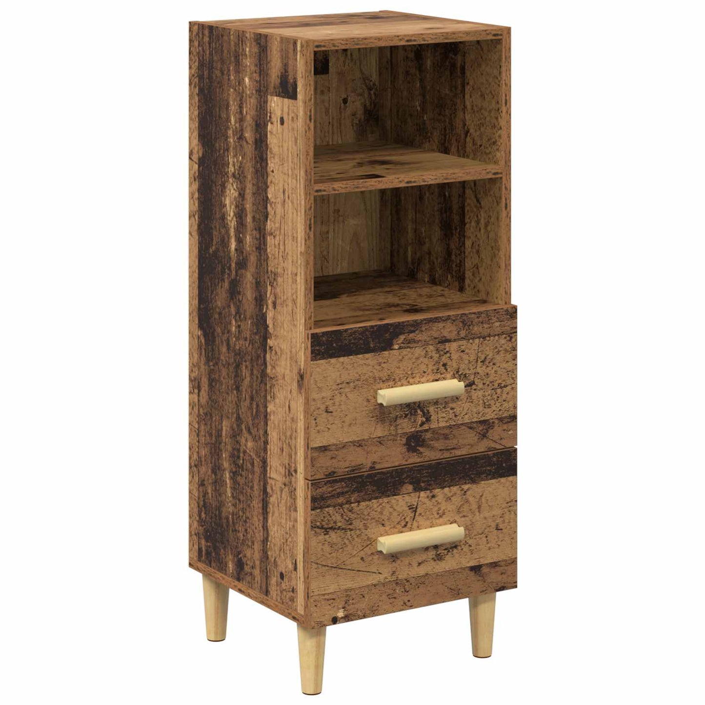 Serviesskap Gammelt tre 34 x 34,5 x 90 cm Konstruert tre