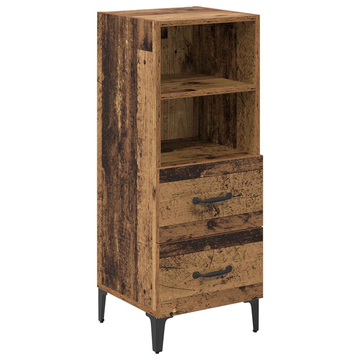 Serviesskap Gammelt tre 34 x 34.5 x 90 cm Konstruert tre