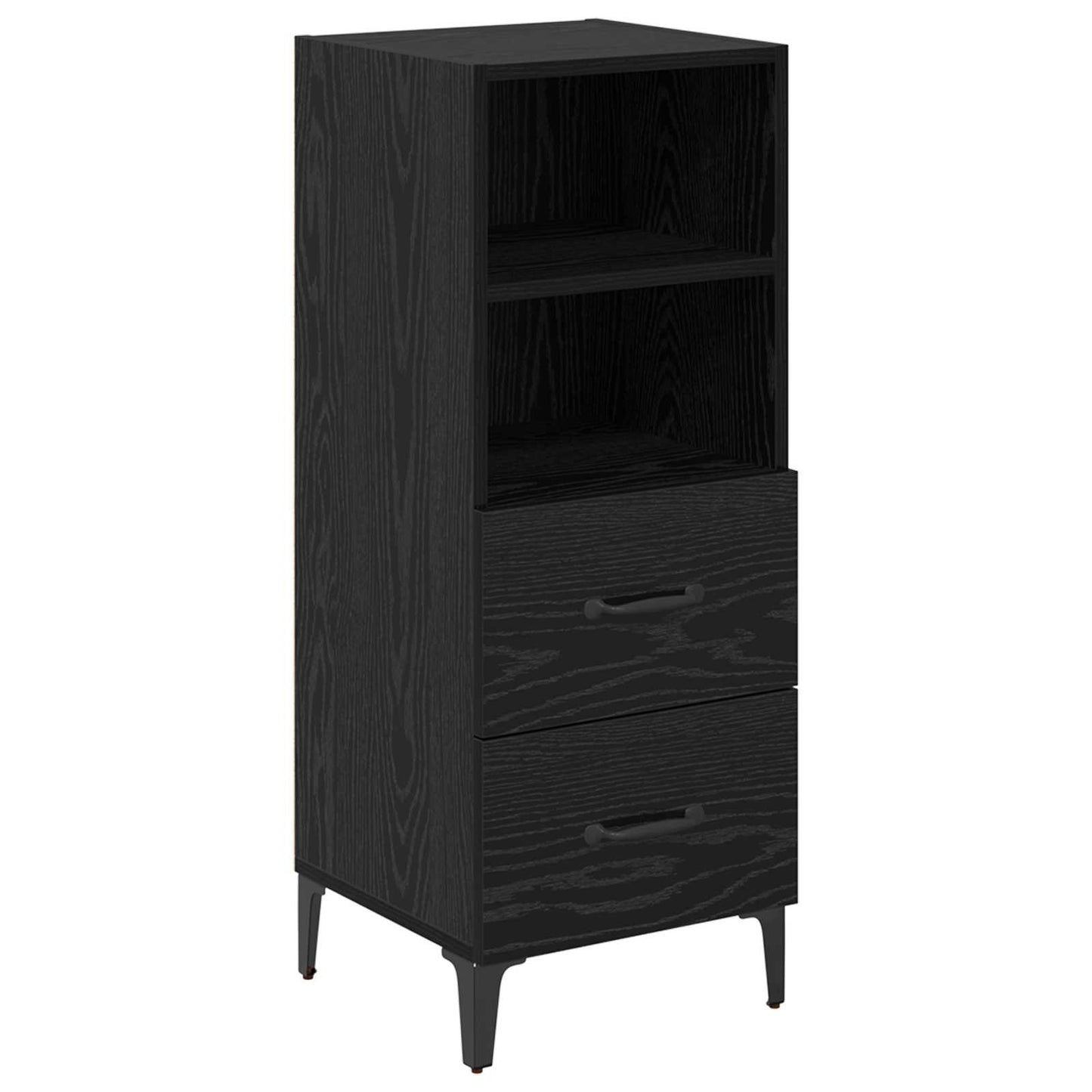 Serviesskap Svart eik 34 x 34.5 x 90 cm Konstruert tre