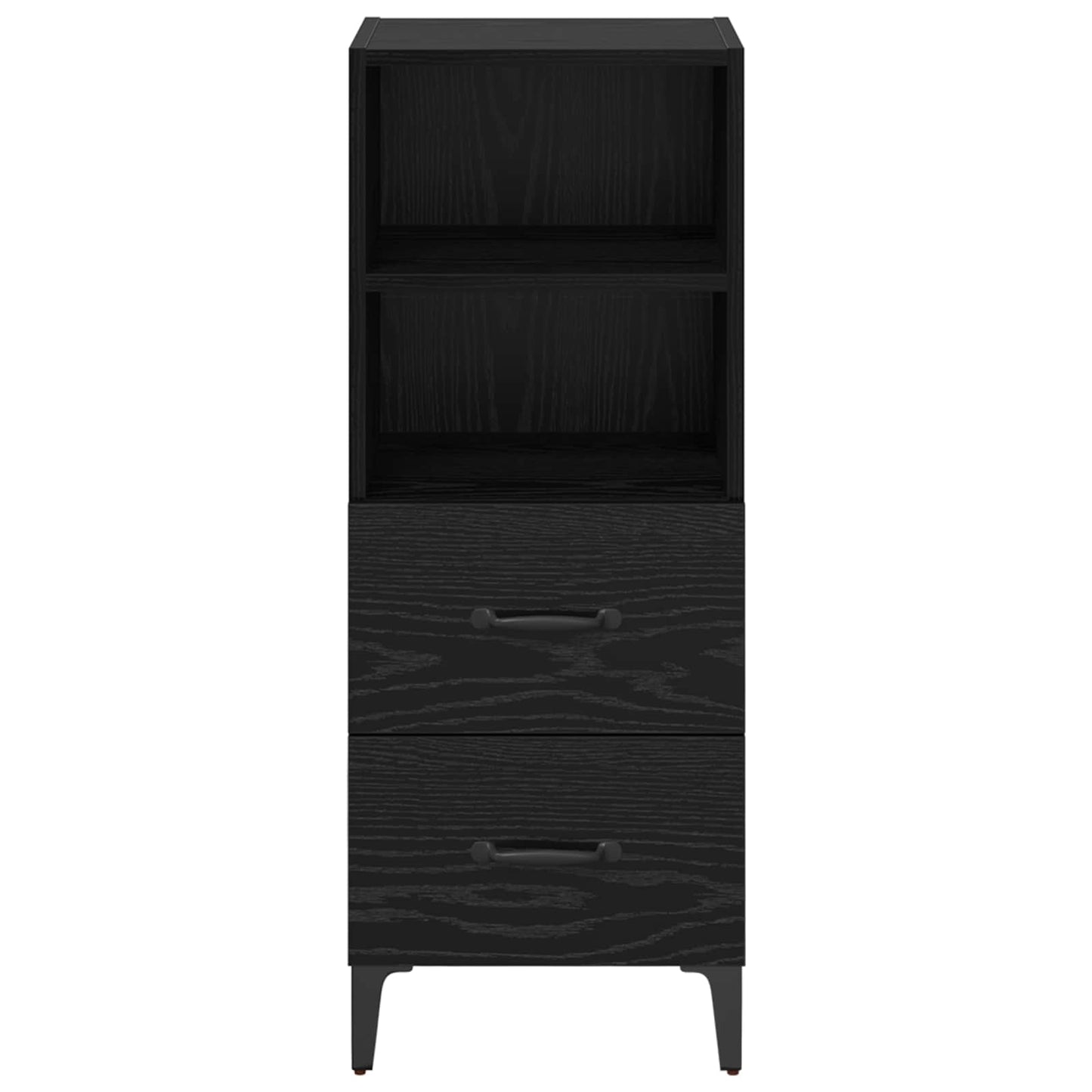 Serviesskap Svart eik 34 x 34.5 x 90 cm Konstruert tre