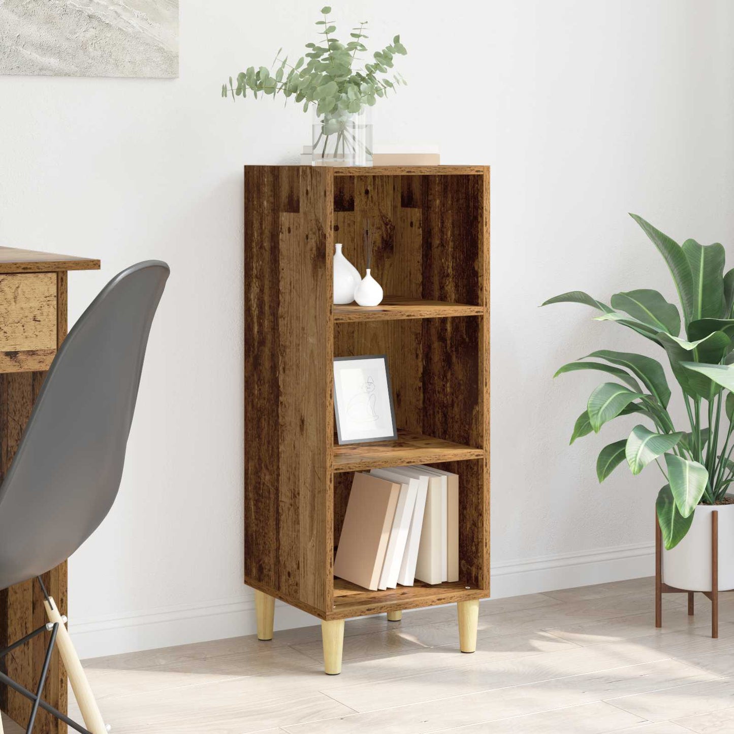 Serviesskap Gammelt tre 34,5 x 32,5 x 90 cm Konstruert tre