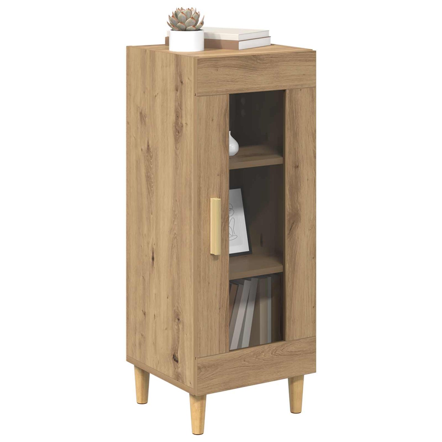 Serviesskap Artisan Eik 34,5 x 32,5 x 90 cm Konstruert tre