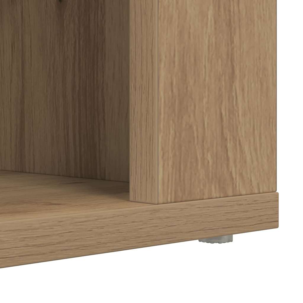 Sko Hylle med hylle artisan eik 75 x 35 x 45 cm Konstruert tre