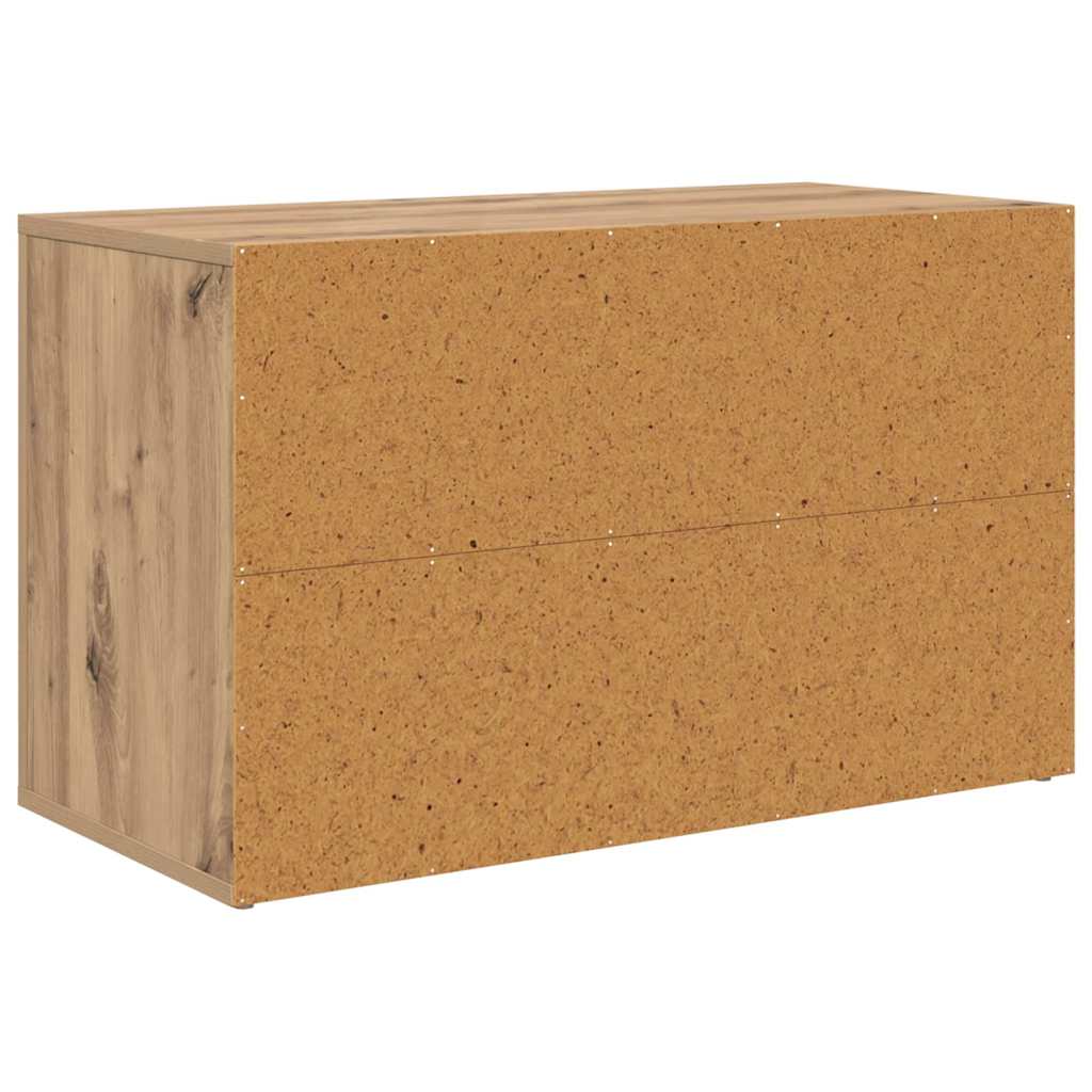 Sko Hylle med hylle artisan eik 75 x 35 x 45 cm Konstruert tre