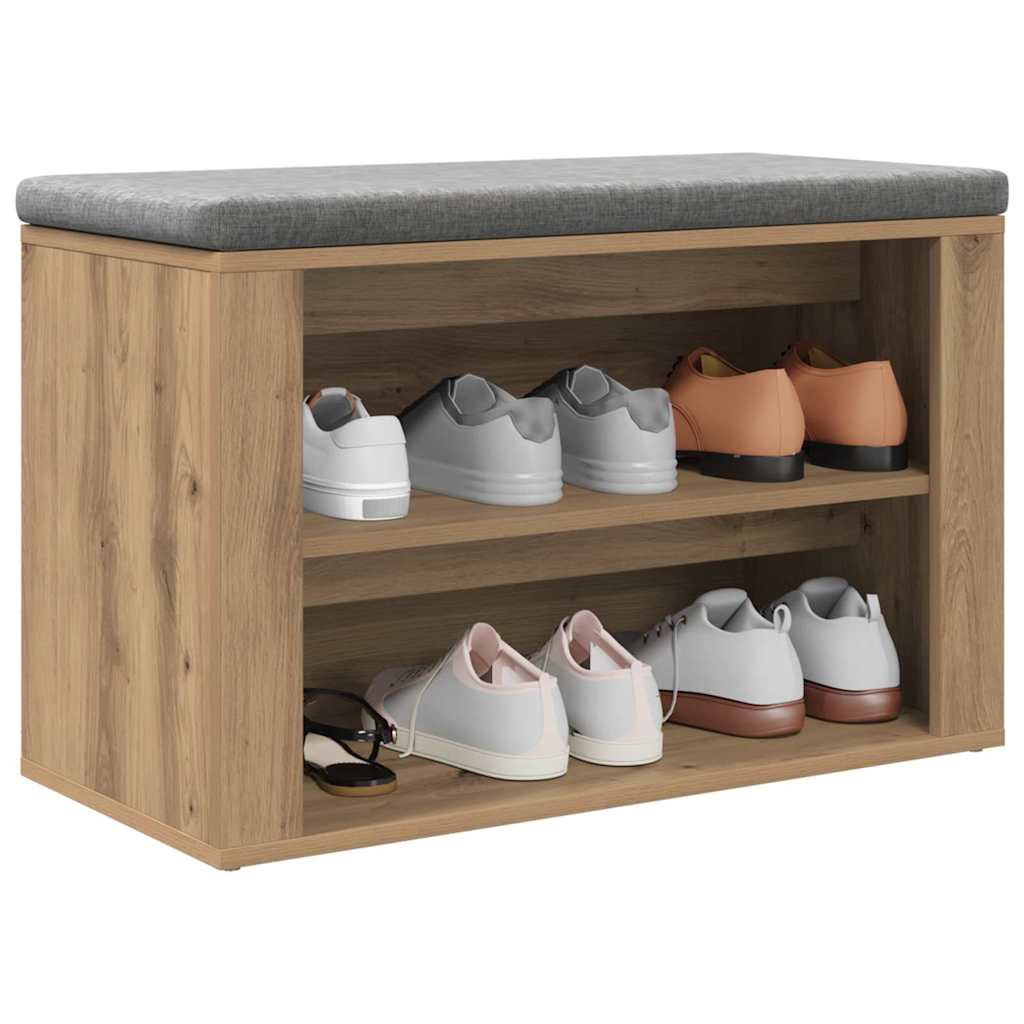 Sko Hylle med hylle artisan eik 75 x 35 x 45 cm Konstruert tre