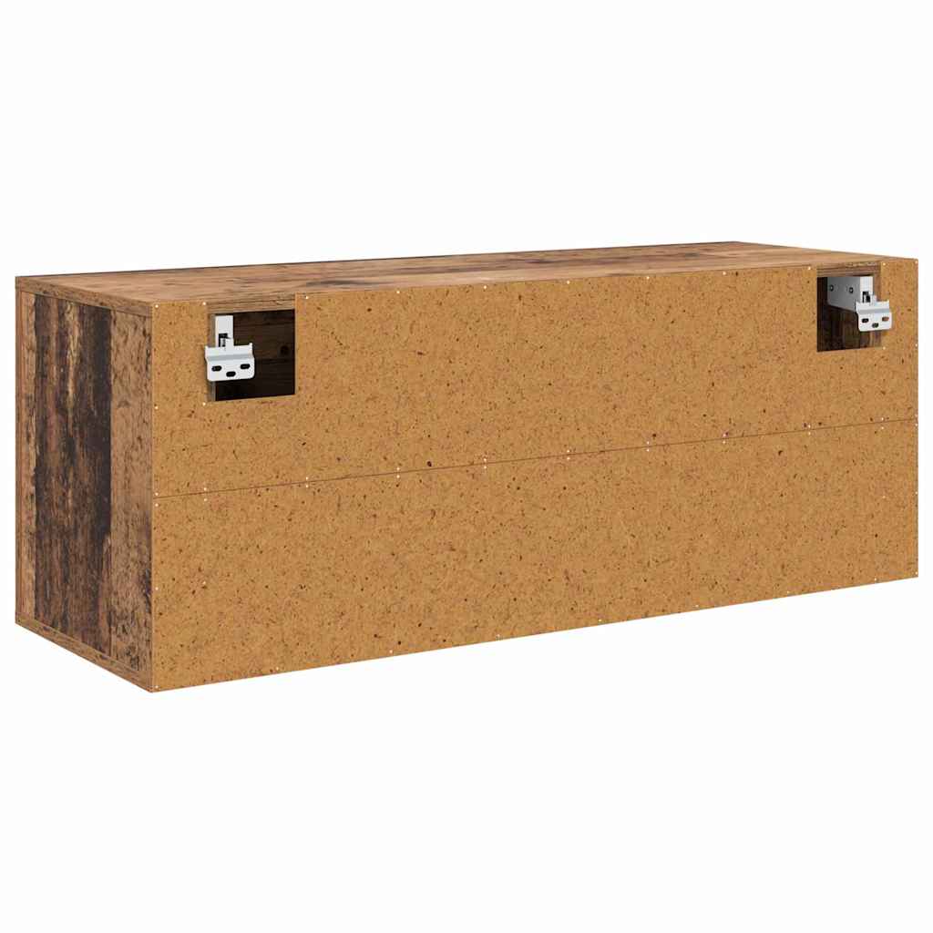 Sko Skap med hylle Gammelt tre 100 x 35 x 38 cm Konstruert tre