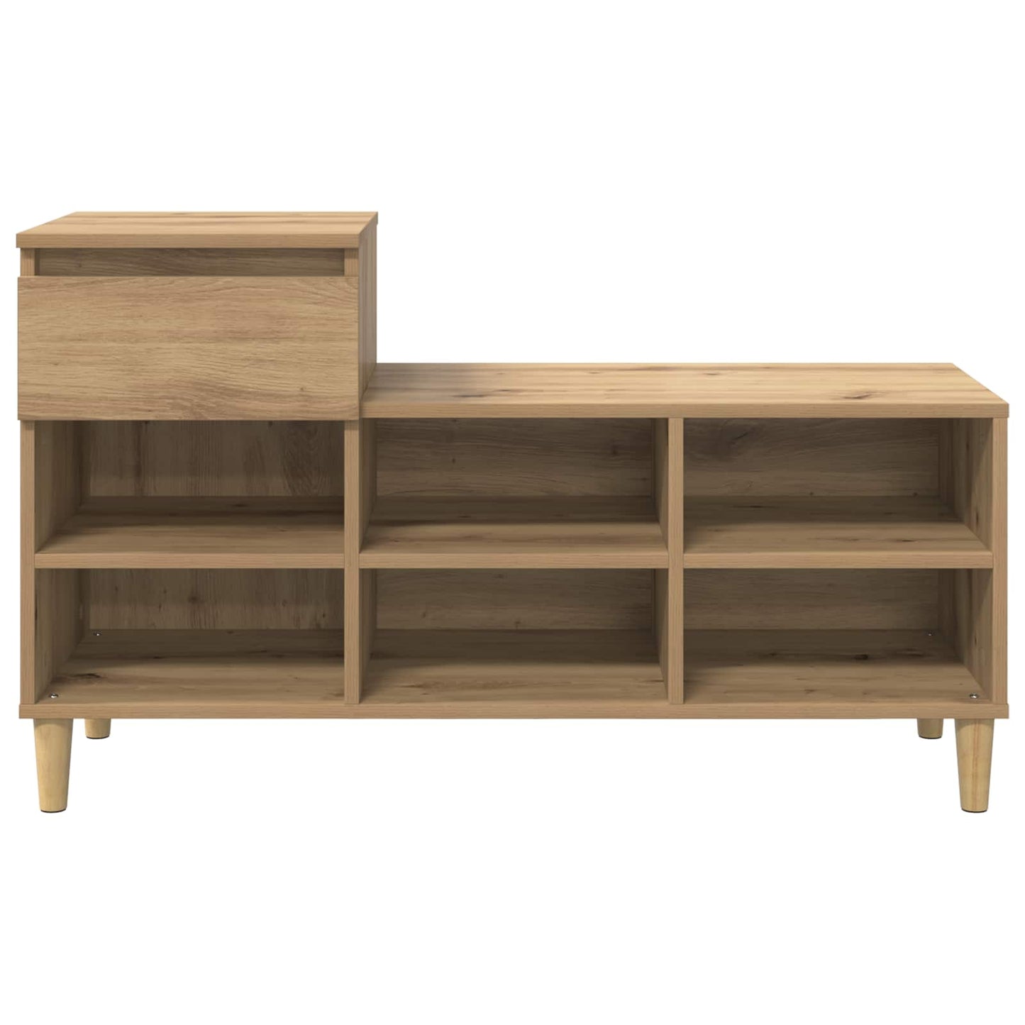 Sko Skap med skuff Artisan Eik 102 x 36 x 60 cm Konstruert tre