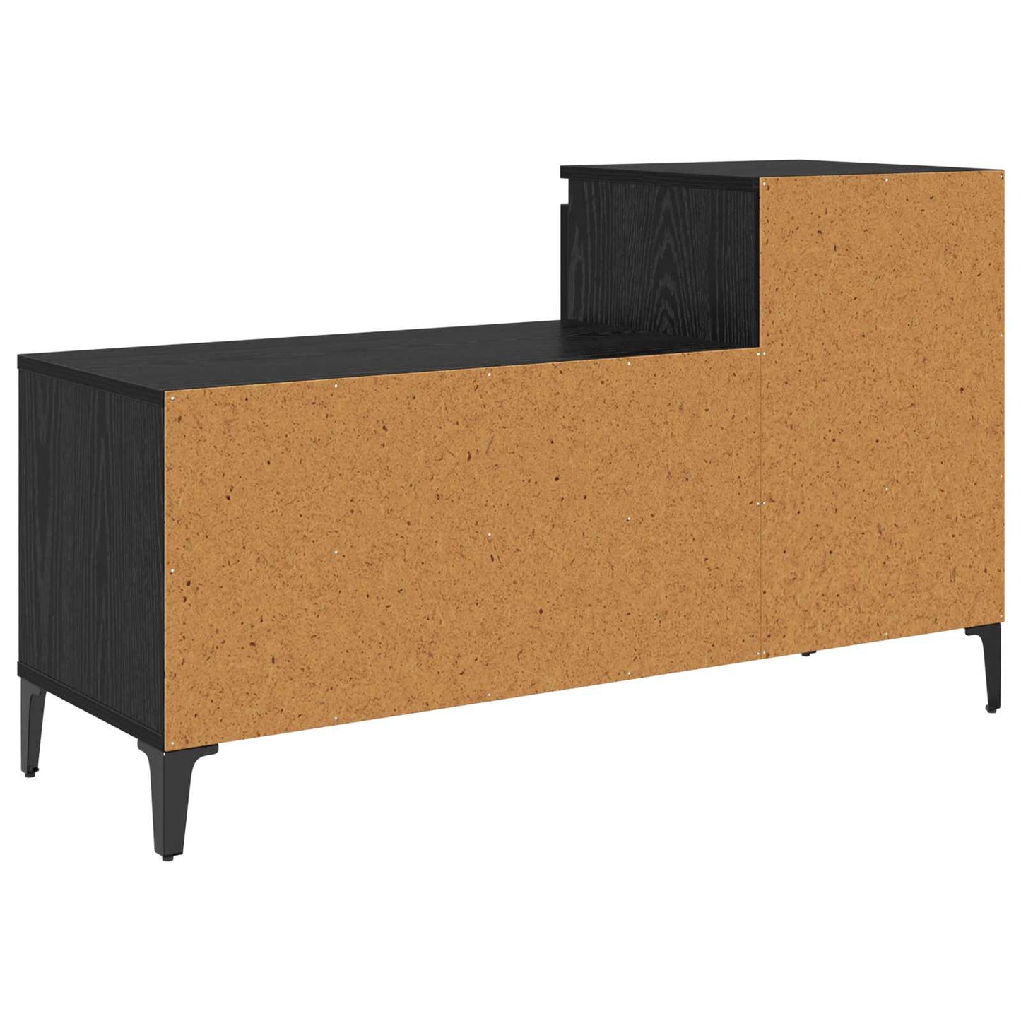 Sko Skap med skuff Svart eik 102 x 36 x 60 cm Konstruert tre