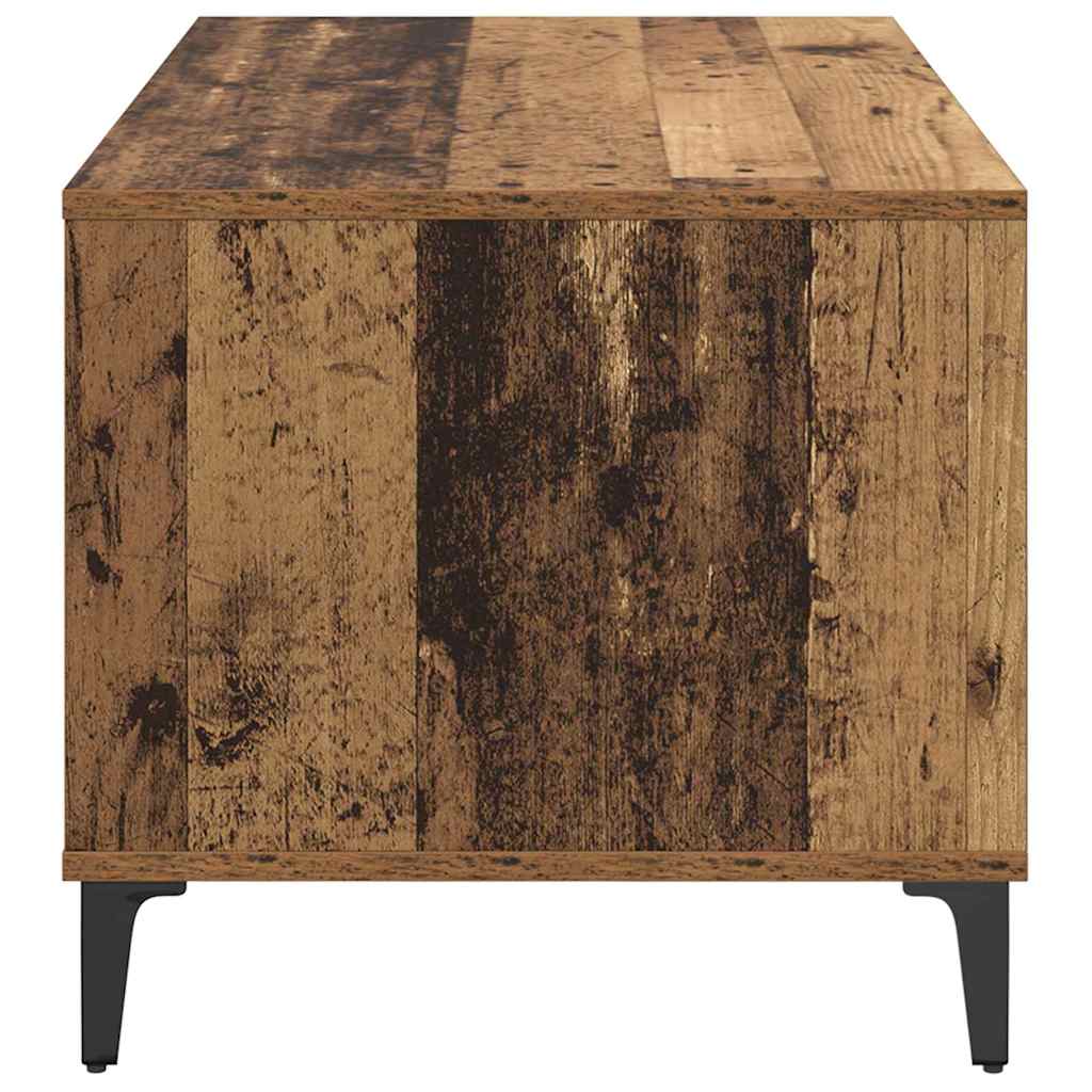 Kaffebord med skuff Gamle tre 90 x 49 x 45 cm Konstruert tre