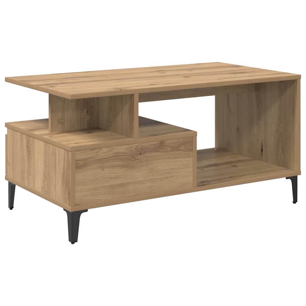 Kaffebord Artisan Eik 90 x 49 x 45 cm Konstruert tre