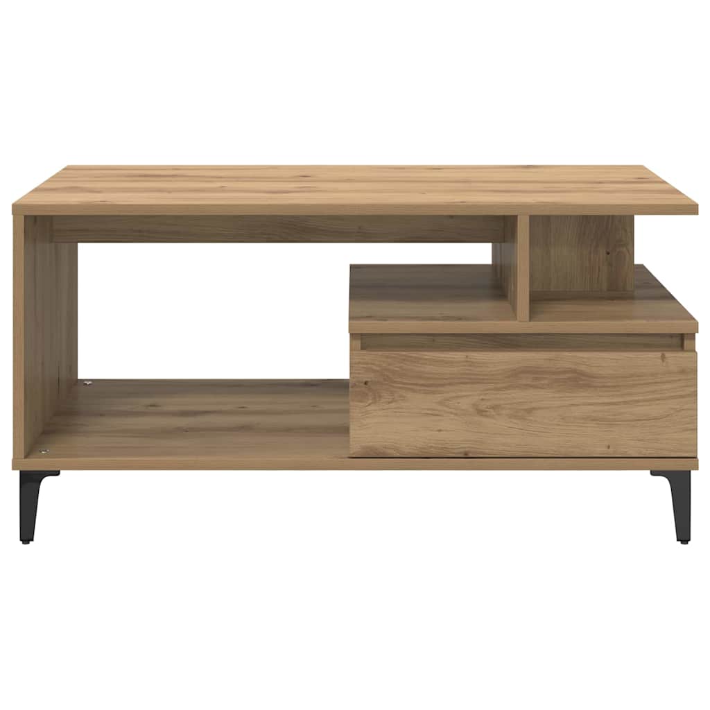 Kaffebord Artisan Eik 90 x 49 x 45 cm Konstruert tre