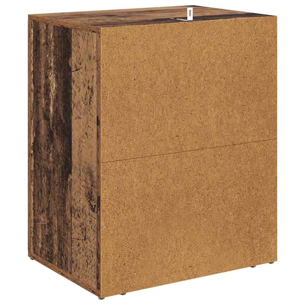 Nattbordskap Gammelt tre 50 x 36 x 60 cm Konstruert tre