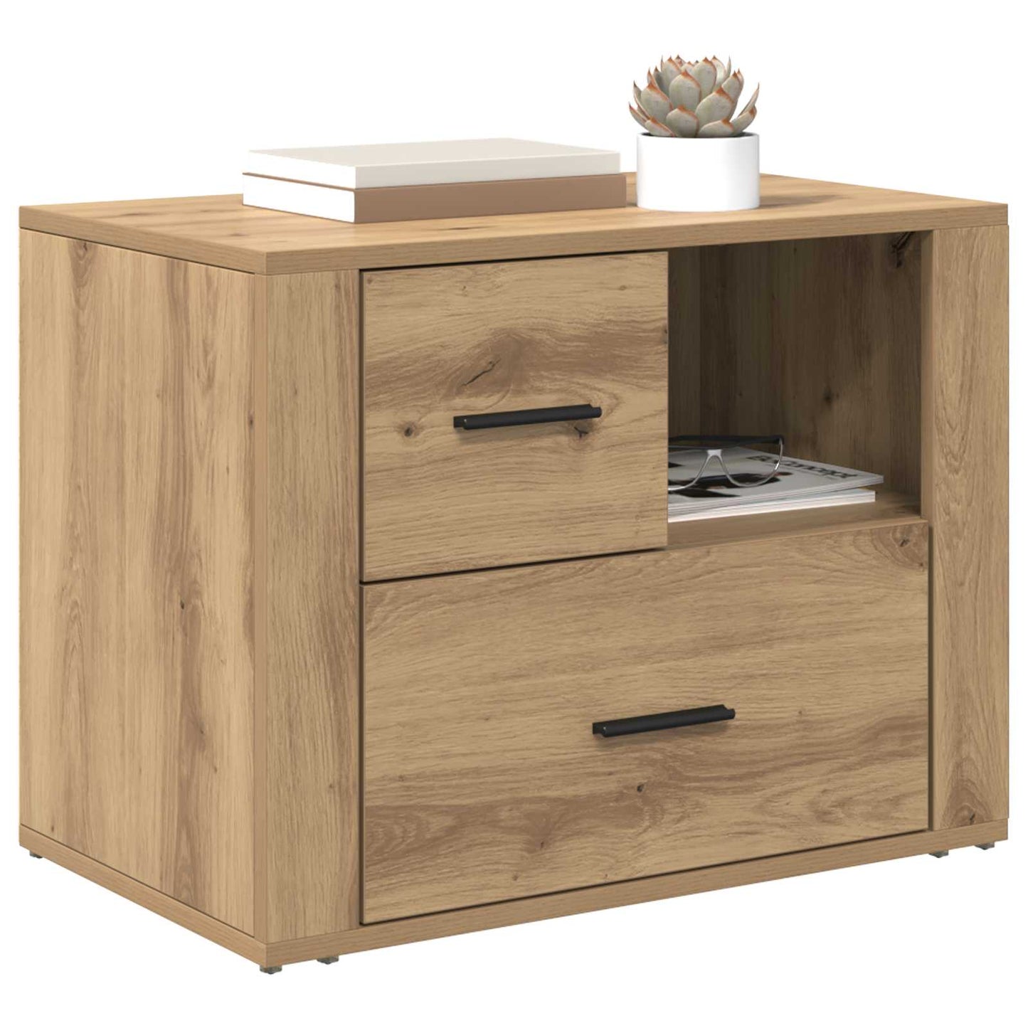Nattbordskap Artisan Eik 35 x 60 x 50 cm Konstruert tre