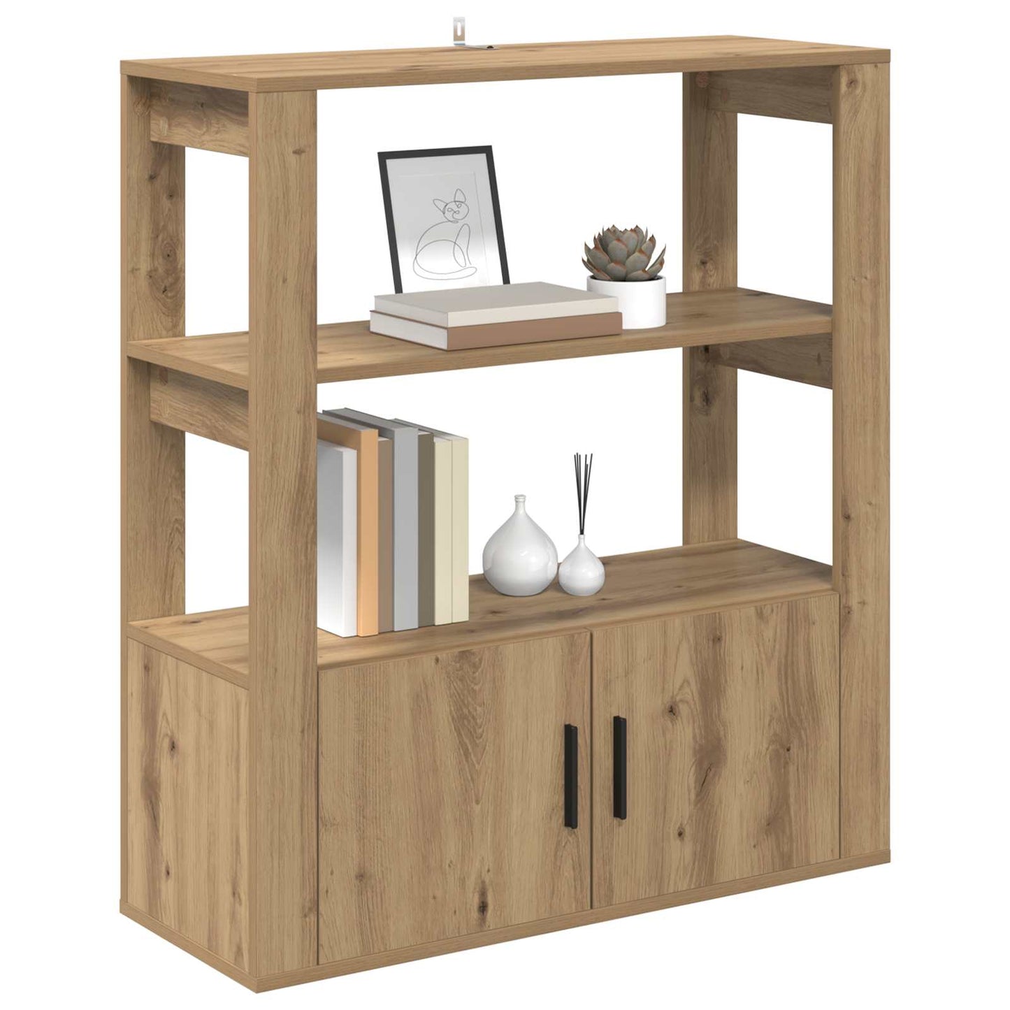 Serviesskap artisan eik 30 x 80 x 90 cm Konstruert tre