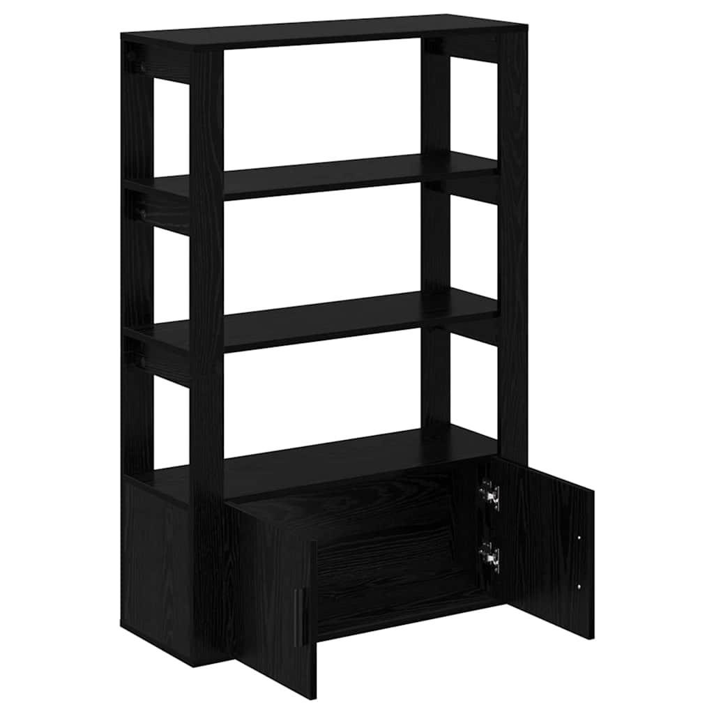 Serviesskap Svart eik 30 x 80 x 119.5 cm Konstruert tre