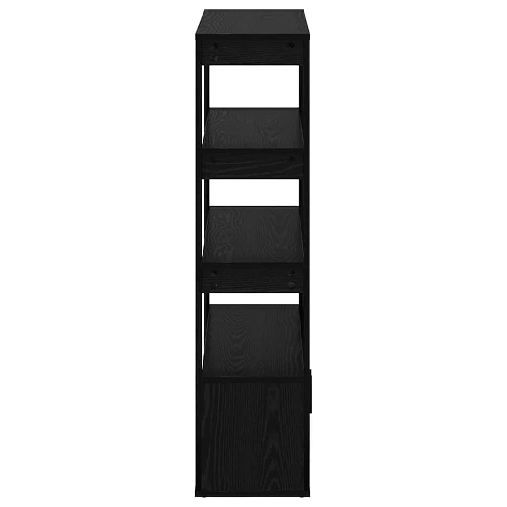 Serviesskap Svart eik 30 x 80 x 119.5 cm Konstruert tre