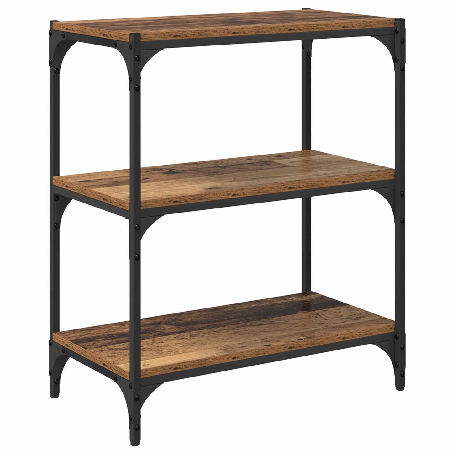 Bokskap Gammelt tre 60 x 33 x 70,5 cm Ingeniørtre og jern