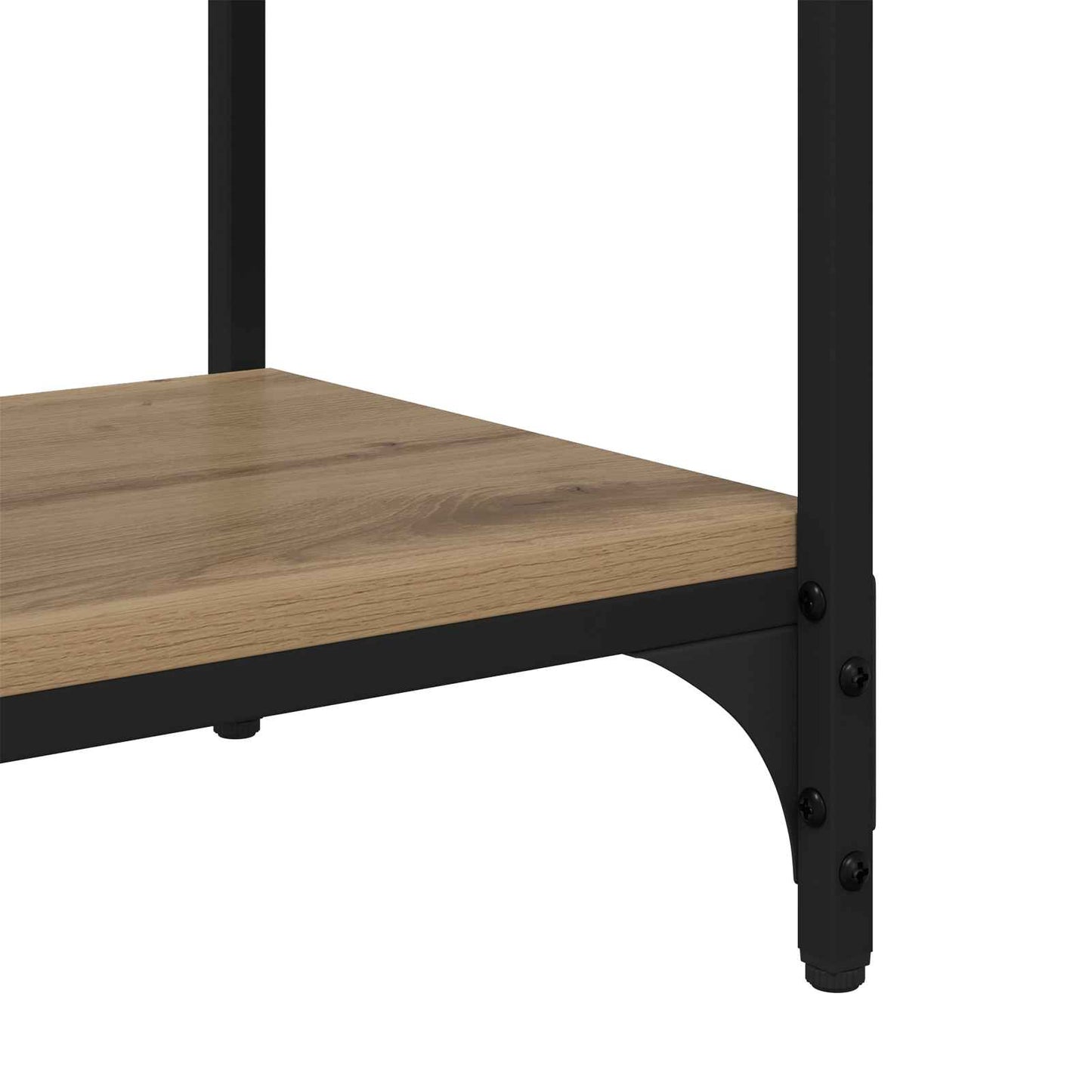 Bokskap artisan eik 60 x 33 x 70,5 cm Ingeniørtre og jern