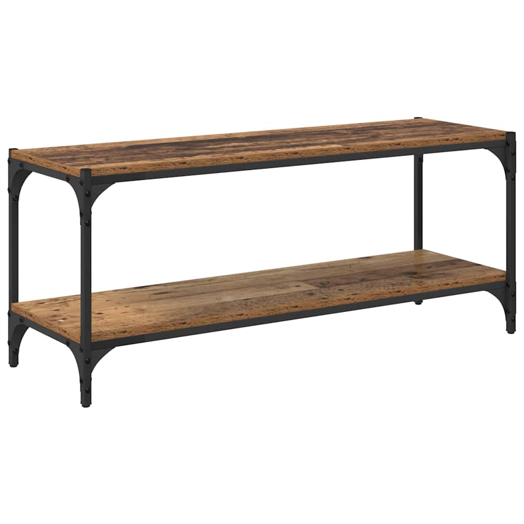 TV-skap Gamle tre 100x33x41cm Ingeniørtre og jern