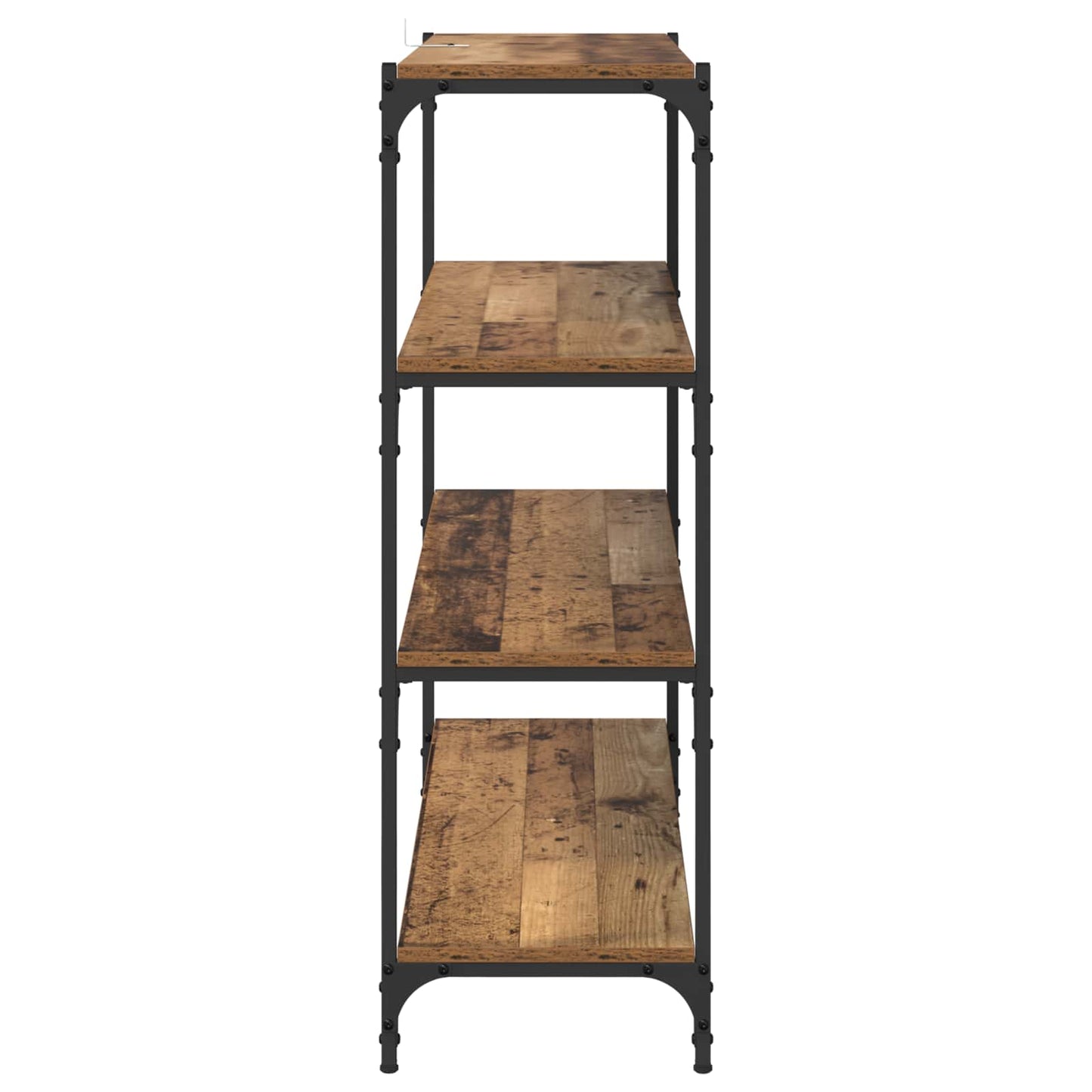 Bokskap Gamle tre 100 x 33 x 100 cm Ingeniørtre og jern