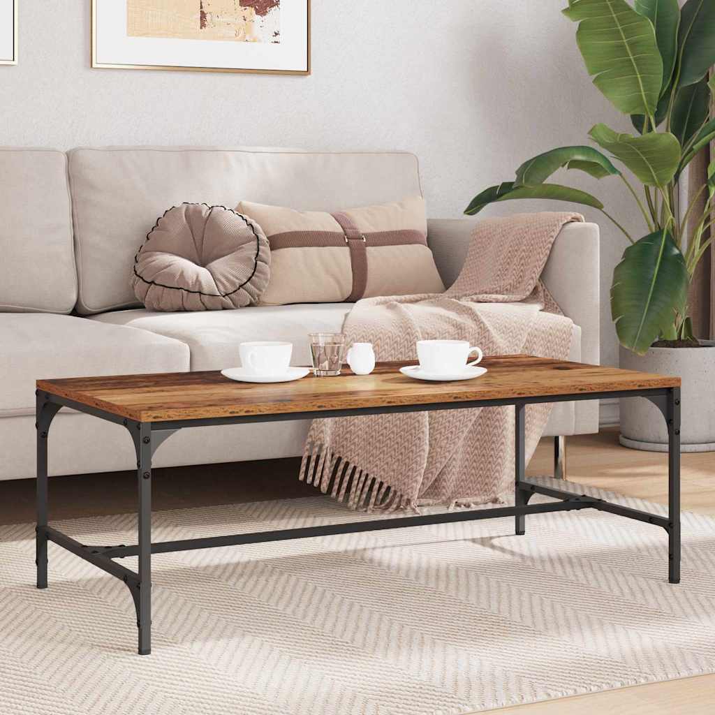 Kaffebord Gamle tre 100 x 50 x 35 cm Konstruert tre