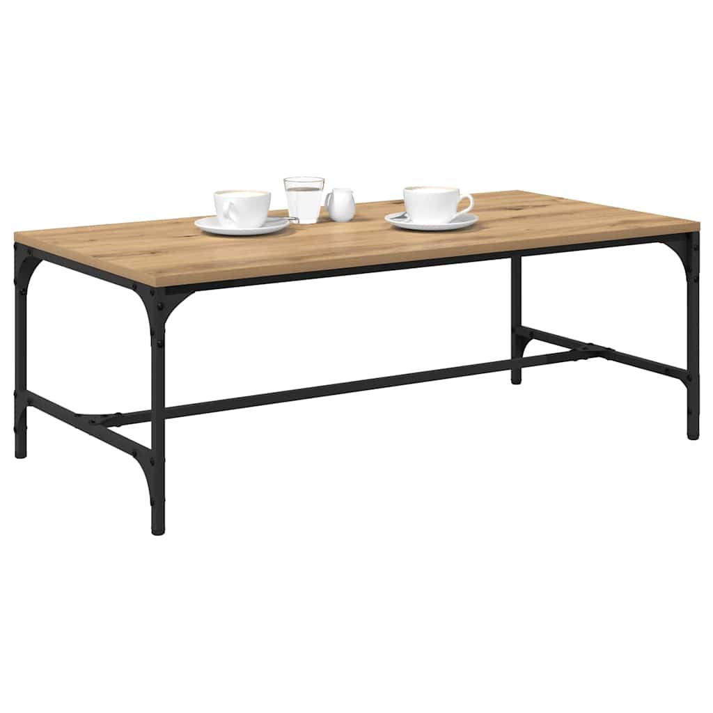 Kaffebord Artisan Eik 100 x 50 x 35 cm Konstruert tre