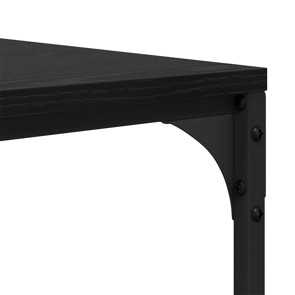 Kaffebord Svart Eik 100 x 50 x 35 cm Konstruert tre