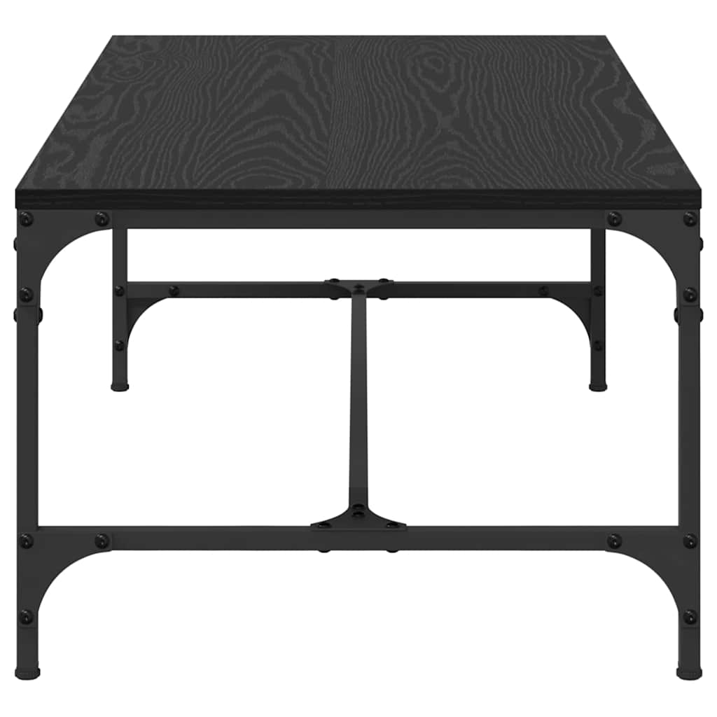 Kaffebord Svart Eik 100 x 50 x 35 cm Konstruert tre