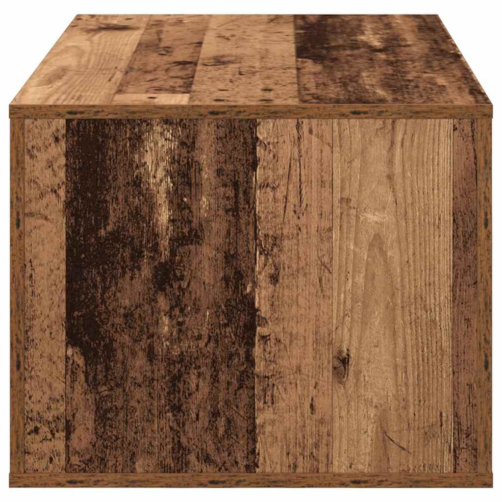 Kaffebord med skuff Gamle tre 80 x 50 x 40 cm Konstruert tre