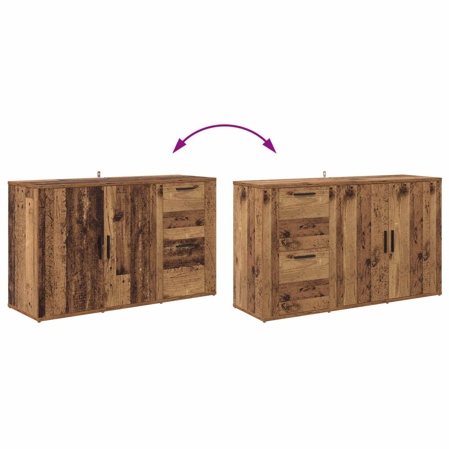 Serviesskap Gammelt tre 100 x 33 x 59,5 cm Konstruert tre