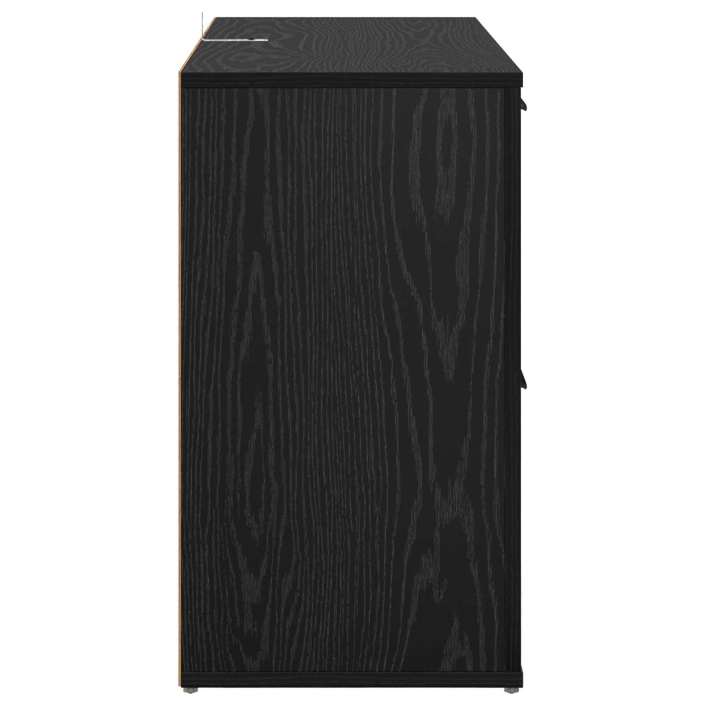 Serviesskap Svart Eik 100 x 33 x 59,5 cm Konstruert tre