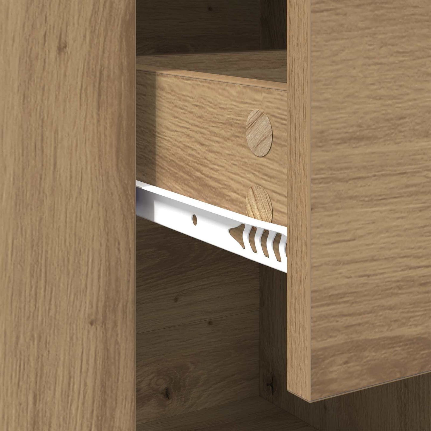 Serviesskap Artisan Eik 100 x 30 x 59,5 cm Konstruert tre