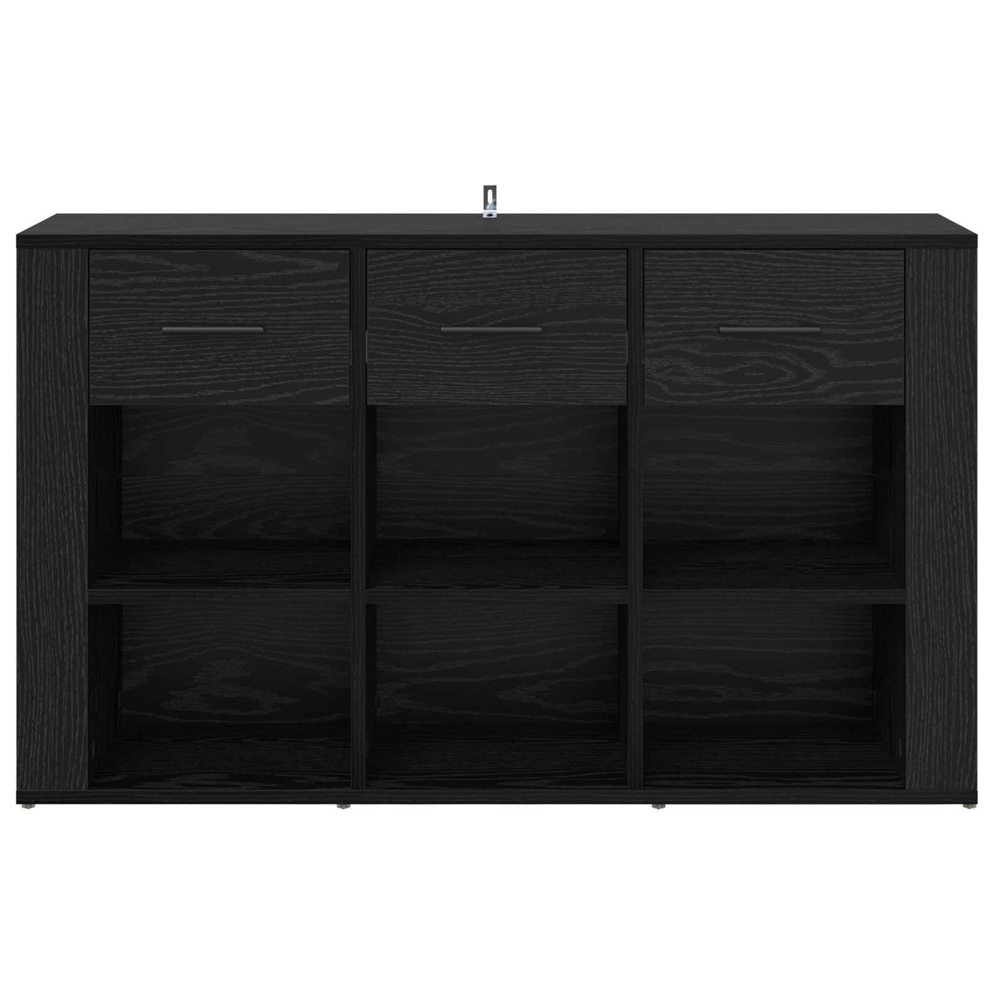 Serviesskap Svart Eik 100 x 30 x 59,5 cm Konstruert tre