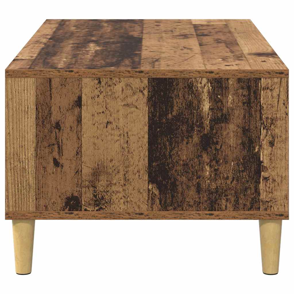 Kaffebord med skuff Gamle tre 90 x 50 x 26.5 cm Konstruert tre