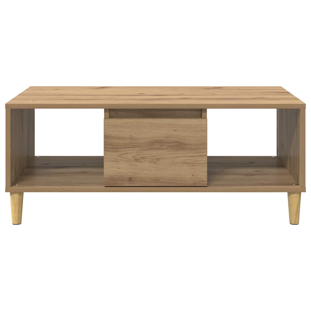 Kaffebord Artisan Eik 90 x 50 x 26.5 cm Konstruert tre
