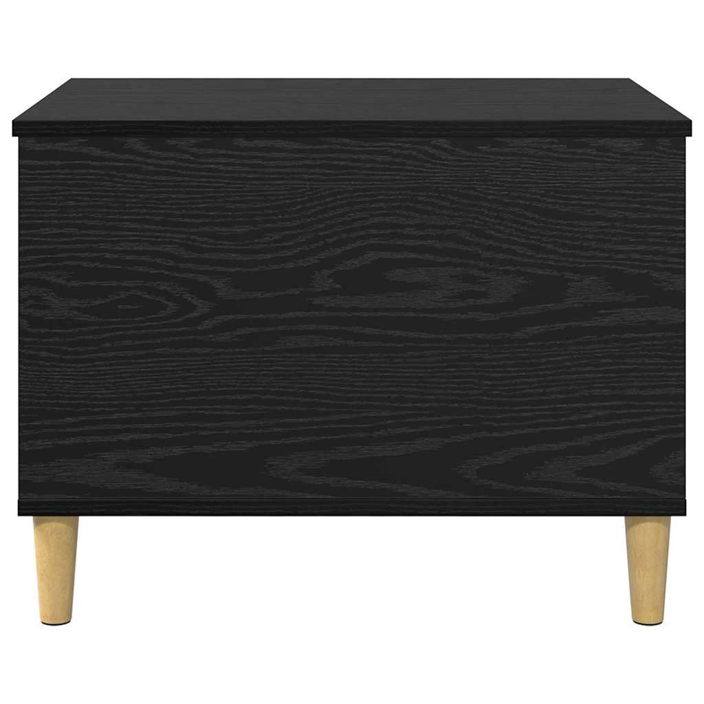 Nattbordskap Svart Eik 60 x 44,5 x 45 cm Konstruert tre