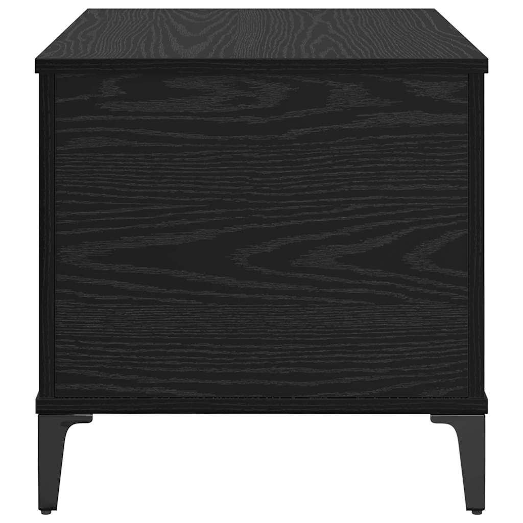 Kaffebord Svart Eik 60 x 44,5 x 45 cm Konstruert tre