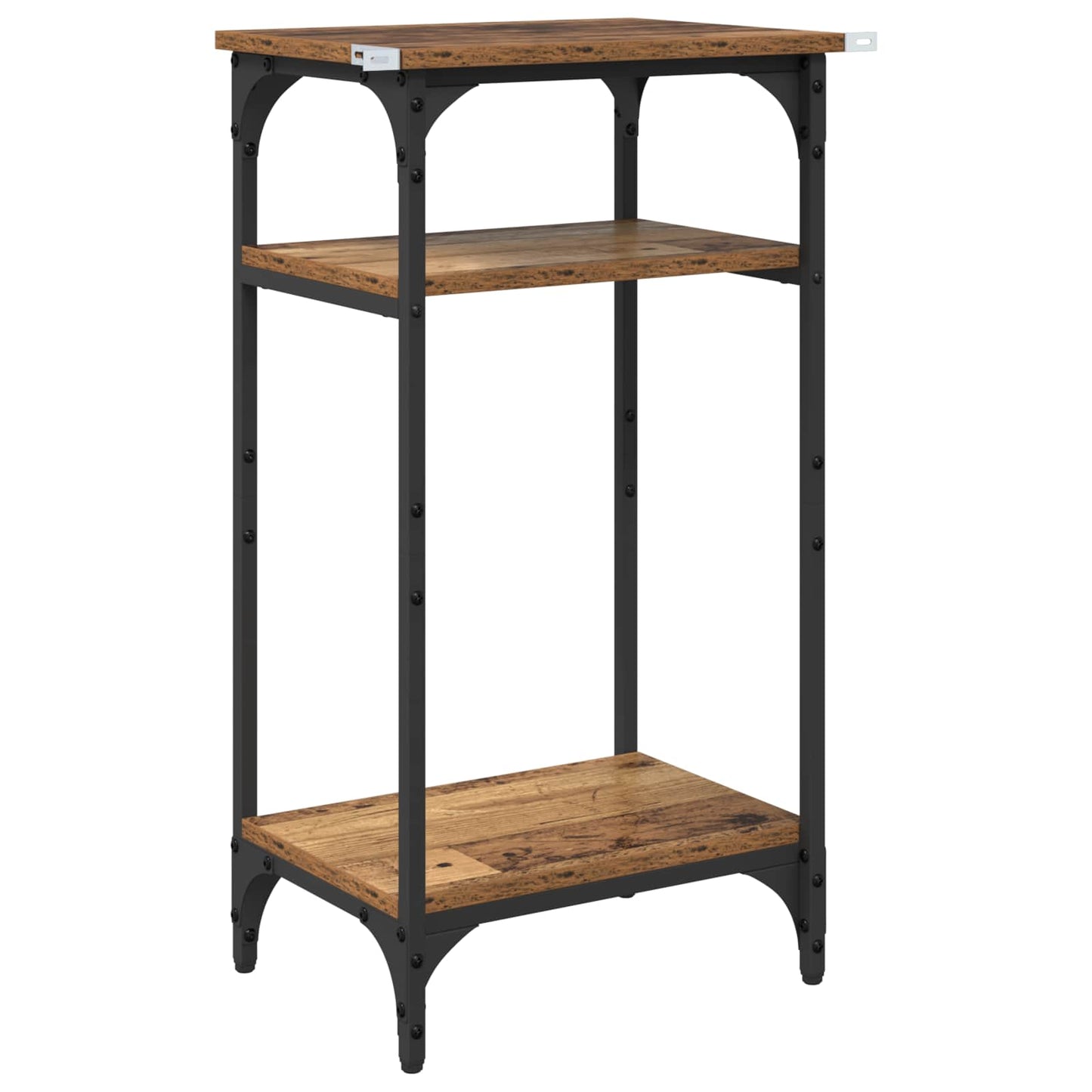 Sidetabell med hylle Gamle tre 40 x 30 x 75 cm Konstruert tre